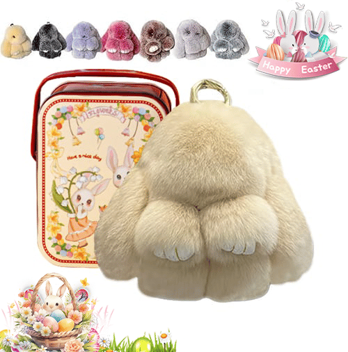 ⏳LAST DAY SPECIAL PRICE: ￡8.99!!🐰Handmade Soft Bunny PomPom Charms