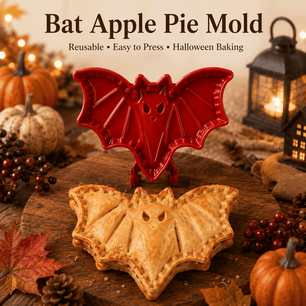 🎃 Spooky Halloween Hand‑Pie Press Set | 8 Unique Spooky Shapes for Festive Party Pastries