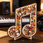 🎶Musical Note Instrument Jigsaw Puzzle Ornament