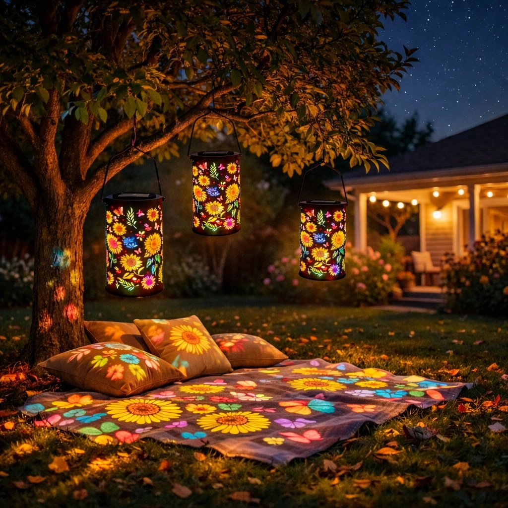 🌻Colorful solar-powered garden lamp with sunflower effect