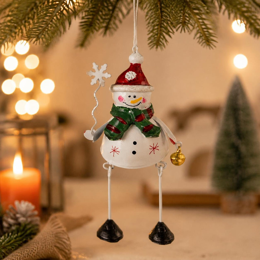 🌲✨ Hand-Painted Dangling Leg Christmas Ornaments