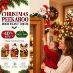 ⏰LAST DAY 50% OFF 🎅Christmas Peekaboo Door Frame Corner Decor