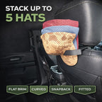 CabCap - Universal Headrest Hat Holder for Trucks Cars & SUVs | Holds 5 Hats