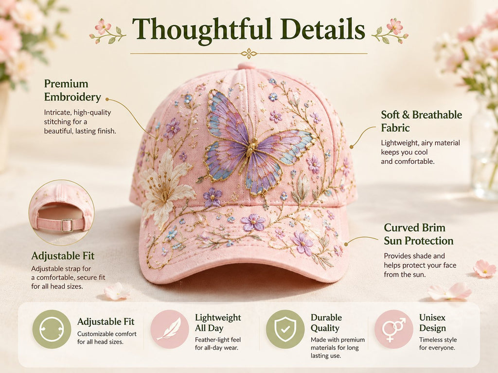 🔥Last day – 50% off 🌸🌿 Garden Morning Cap