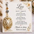 🌙Carry Your Zodiac Magic Every Day ✨ | Meaningful Birthstone Charm Keychain Gift