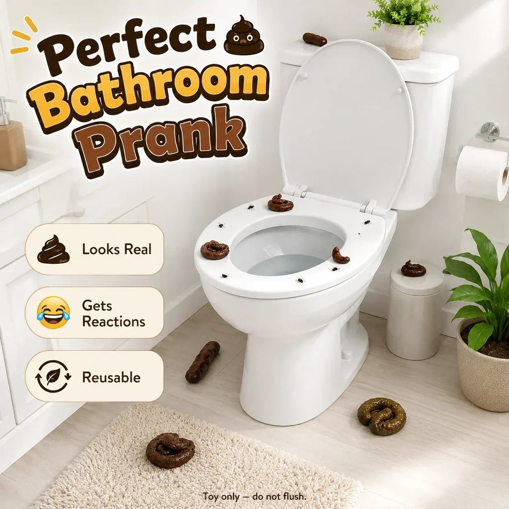 💩 Realistic Squishy Fake Poop Prank Prop — Get Epic Reactions Instantly!