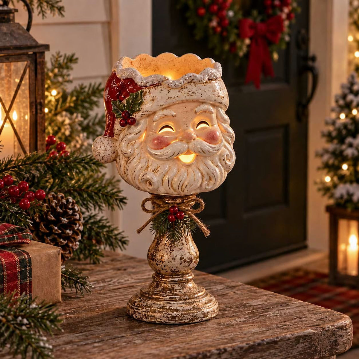 Timeless Vintage Christmas Glow For Your Mantel 🕯️