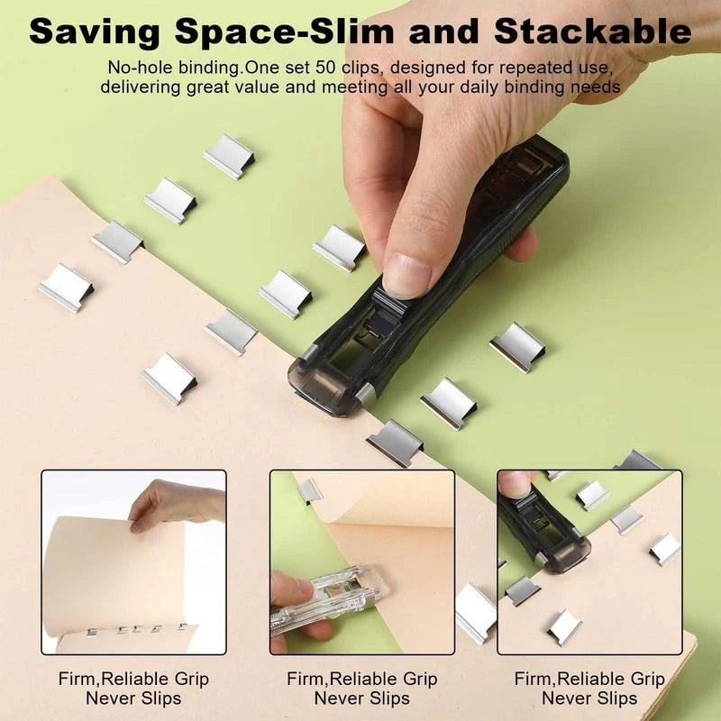 Compact Reusable Document Clips – Neat, Stylish & Easy Organisation