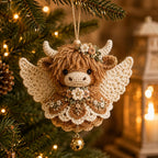 ✨ Animal Angel Crochet DIY Kit | Hand‑Stitch Guardian Ornament for Holiday & Gifting