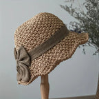 🌷Special Price Only ￡10.99!!🌷Elegant Woven Straw Sun Hat with Bow