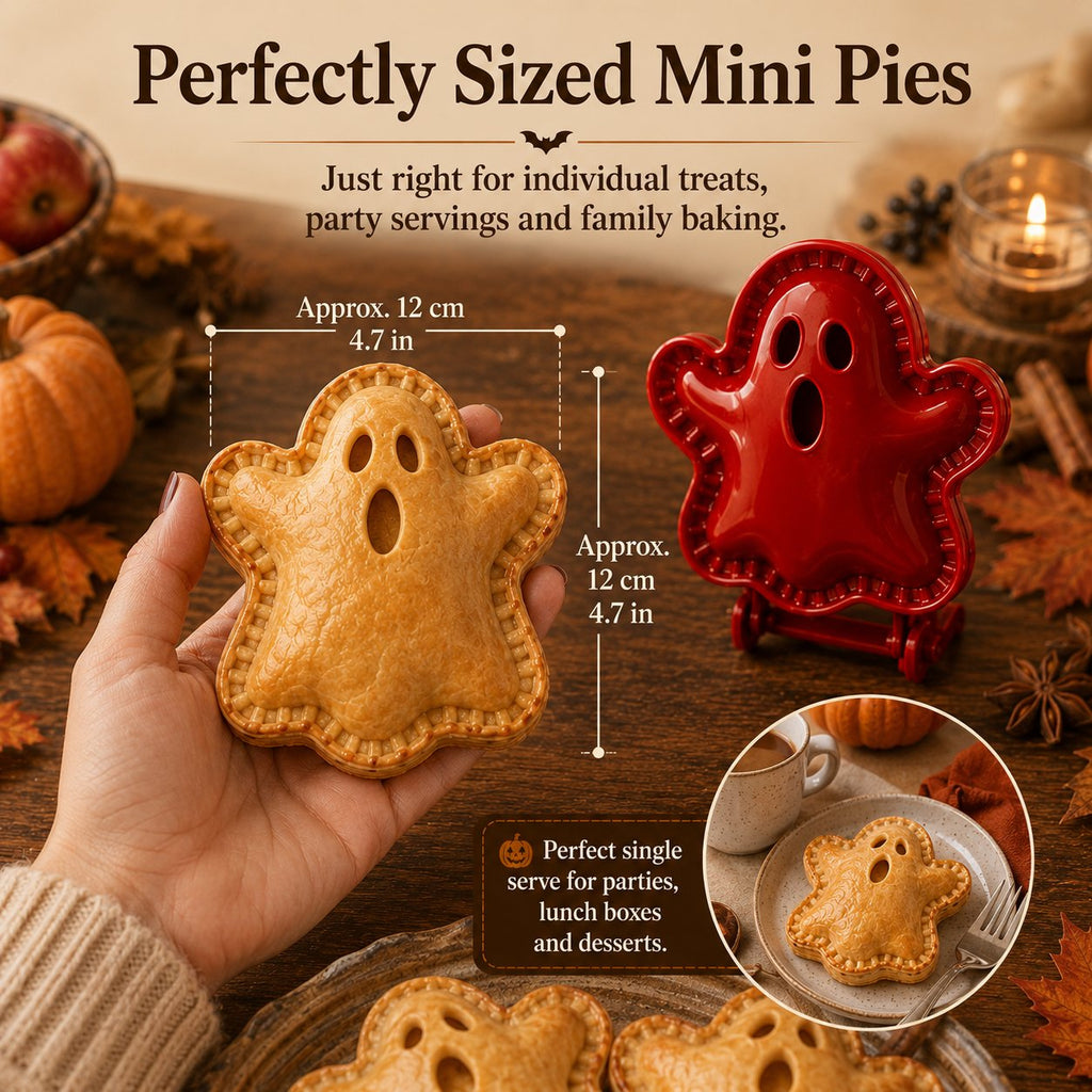 🎃 Spooky Halloween Hand‑Pie Press Set | 8 Unique Spooky Shapes for Festive Party Pastries