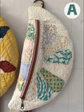 🔥🔥 Vintage-Inspired Patchwork Quilted Sling Bag