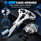 🔧 151‑Piece Professional Watch Repair Kit – Complete Home Tool Set For Battery Swap & Strap Resizing