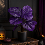 💜Artificial Purple Monstera Plant