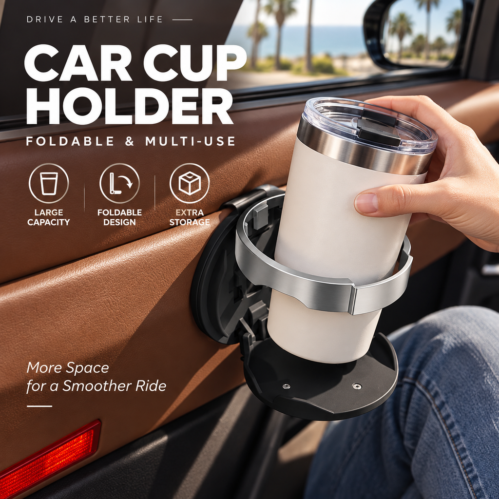 Foldable Car Door Drink Holder🚗🥤