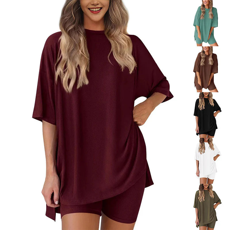 🌸2026 Limited Hot Sale 50% Off🌸 Women's Summer Casual loose Two-piece Set💃