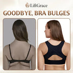 ✨Wireless Support Bra with Front Fastening and Crossed Straps at the Back