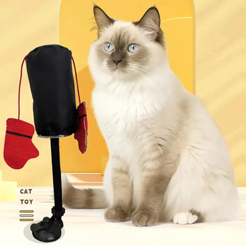 🐾🥊Interactive Boxing Ball Toy for Cats – Stable Indoor Play Toy for Active Cats & Kittens