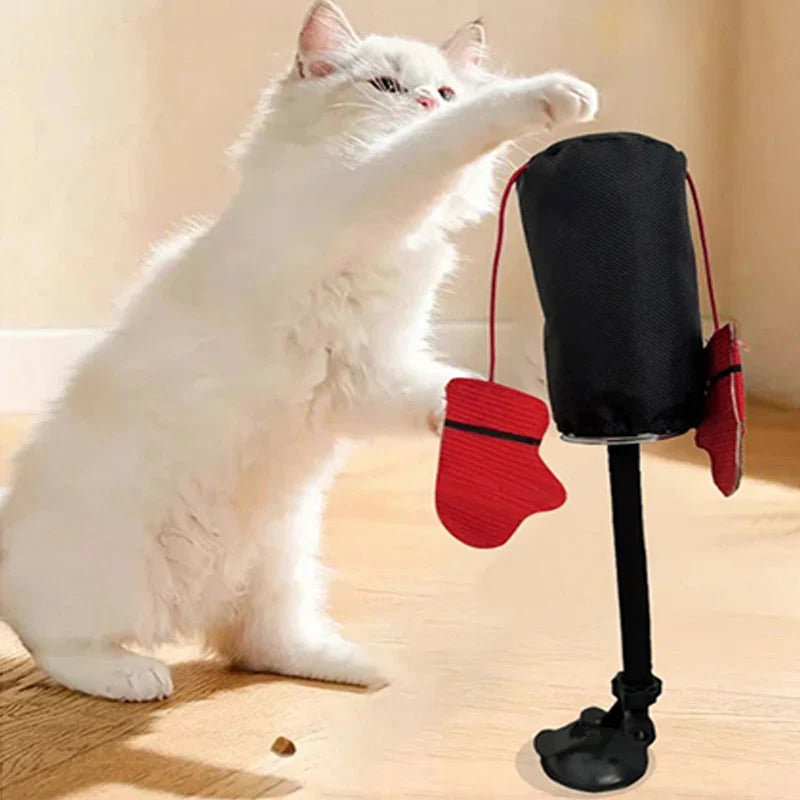 🐾🥊Interactive Boxing Ball Toy for Cats – Stable Indoor Play Toy for Active Cats & Kittens
