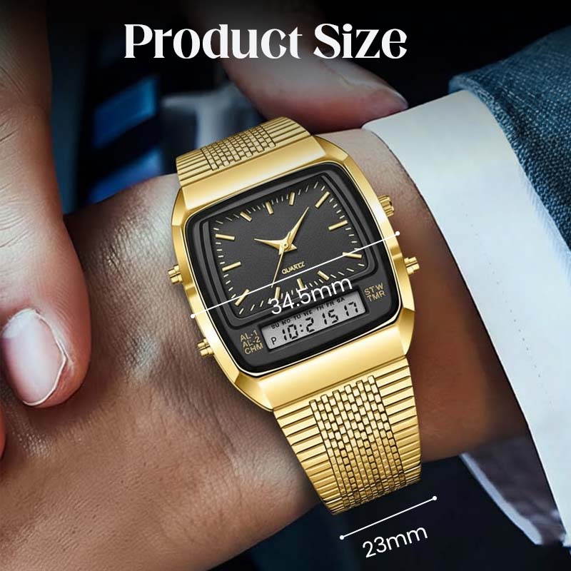 📢📢LAST DAY SALE 50% OFF⏰💥LIEBIG Roman Retro Dual System Multi-Function Digital Sports Watch