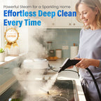 🔥 50% OFF THE MULTI-SURFACE STEAM CLEANER! 💎 105°C High-Pressure Steam, 6 Modes & Chemical-Free ✨