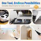 🔥 50% OFF THE MULTI-SURFACE STEAM CLEANER! 💎 105°C High-Pressure Steam, 6 Modes & Chemical-Free ✨