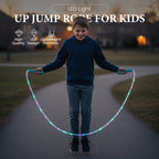 🌟 Portable LED Jump Rope, Make Night Play Fun & Encourage Kids Activity