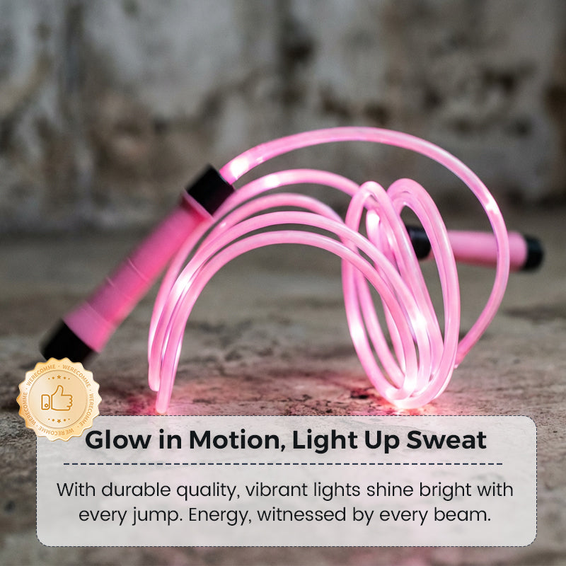 🌟 Portable LED Jump Rope, Make Night Play Fun & Encourage Kids Activity
