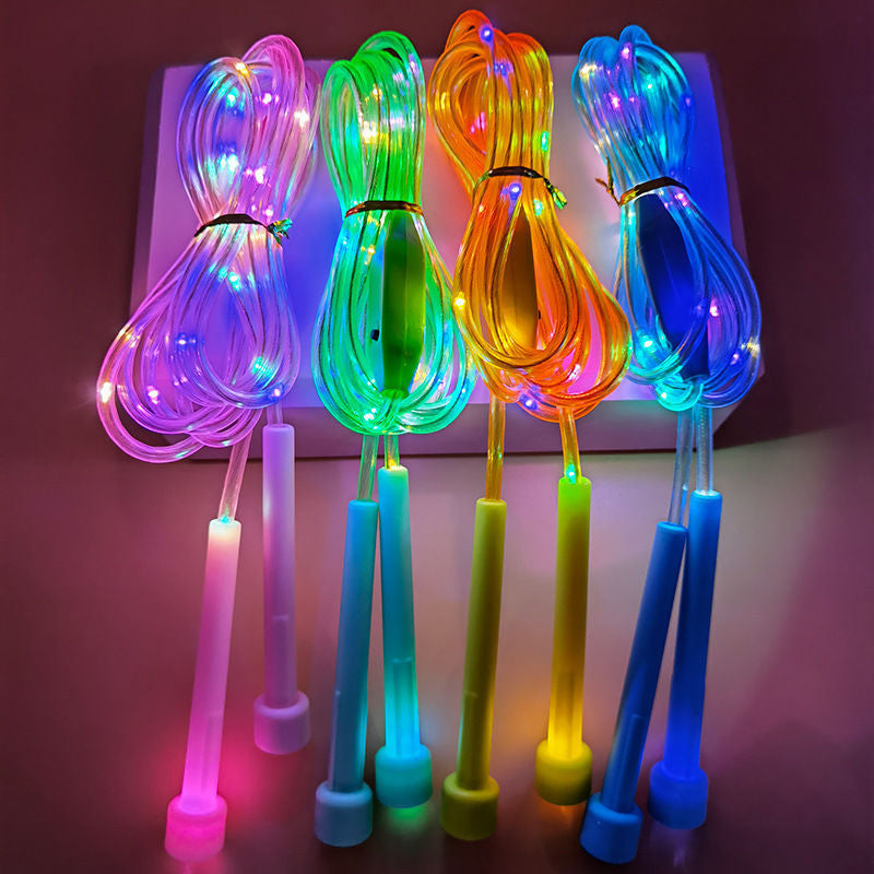 🌟 Portable LED Jump Rope, Make Night Play Fun & Encourage Kids Activity