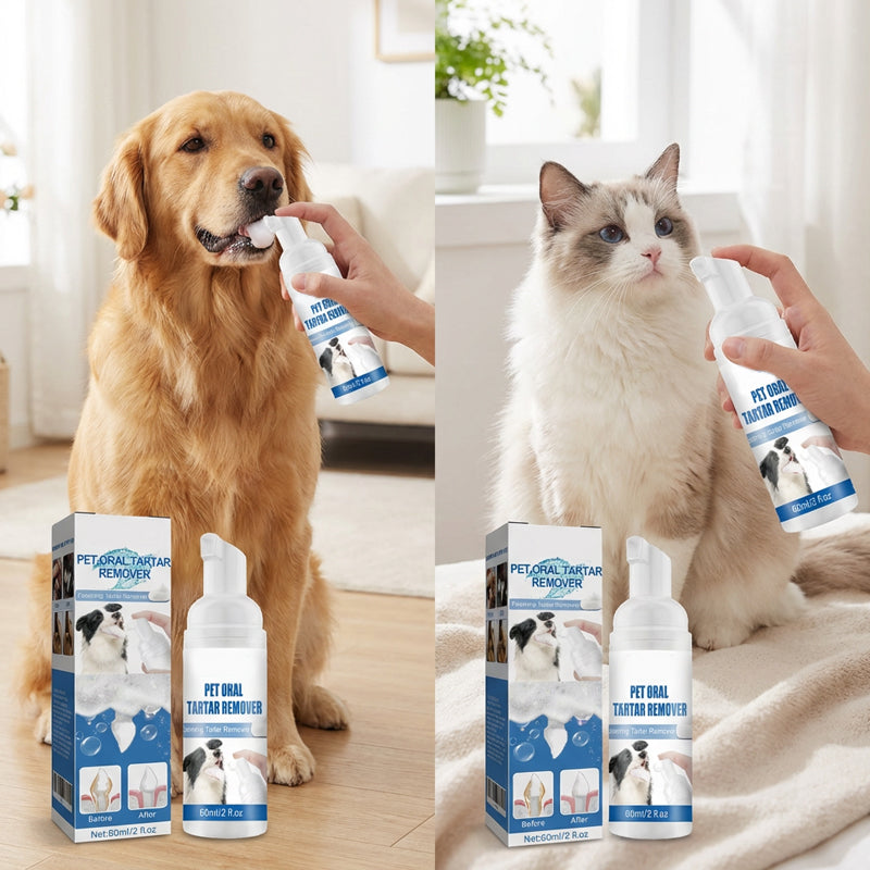 🌞Spring Awakening: Special Offers!🐾 Foaming Tartar Remover for Pets – Natural Formula & Easy to Use!