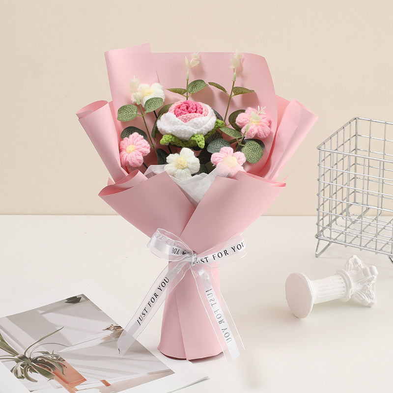 💕Mother's Day Special 💕Handmade Delicate Crochet Flower Bouquet