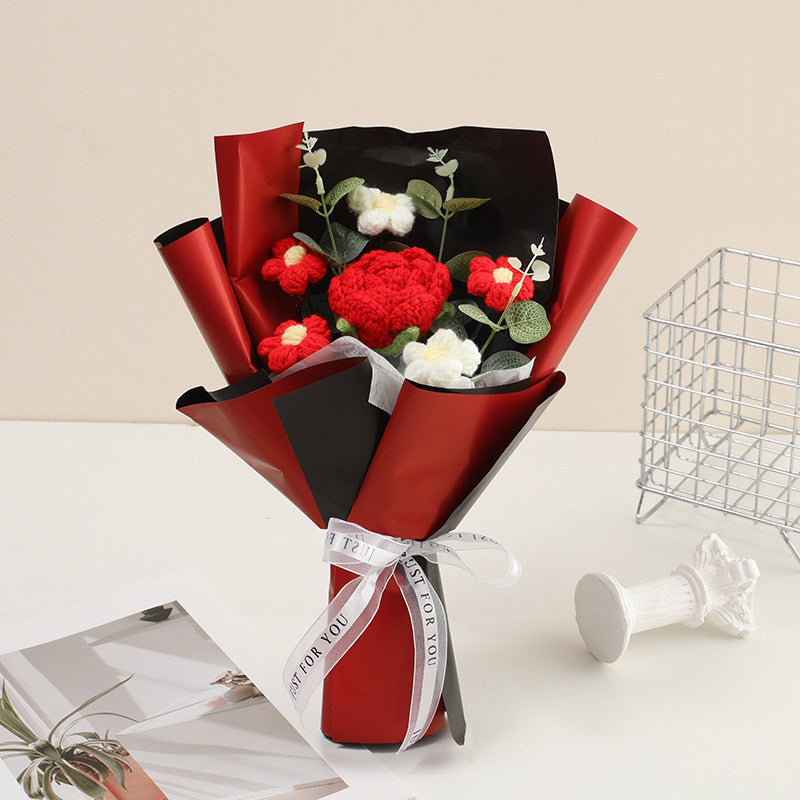 💕Mother's Day Special 💕Handmade Delicate Crochet Flower Bouquet