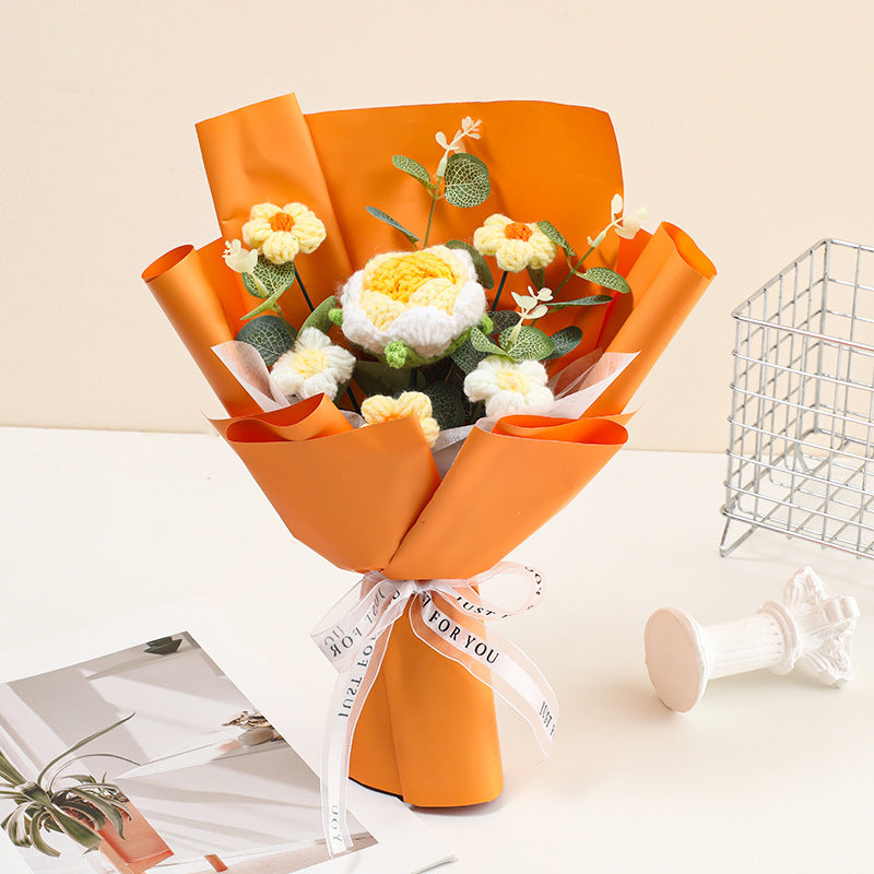 💕Mother's Day Special 💕Handmade Delicate Crochet Flower Bouquet