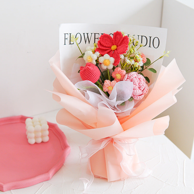 💕Mother's Day Special 💕Handmade Delicate Crochet Flower Bouquet
