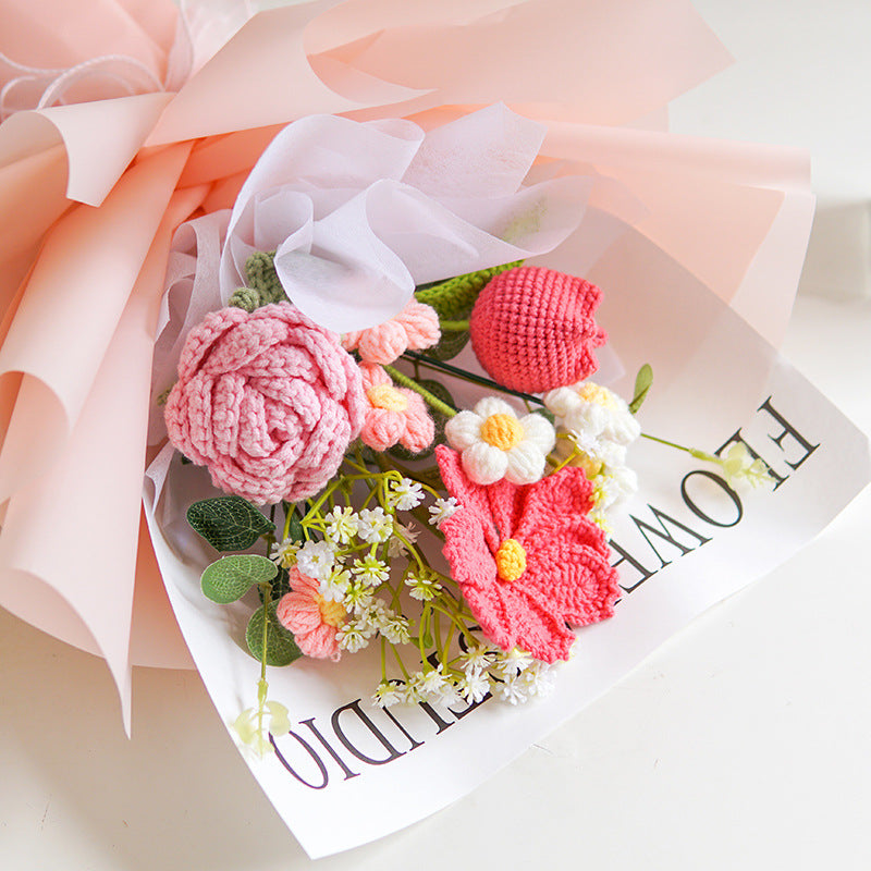 💕Mother's Day Special 💕Handmade Delicate Crochet Flower Bouquet