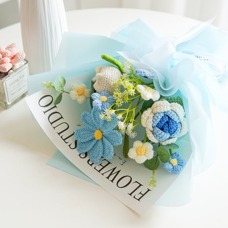 💕Mother's Day Special 💕Handmade Delicate Crochet Flower Bouquet
