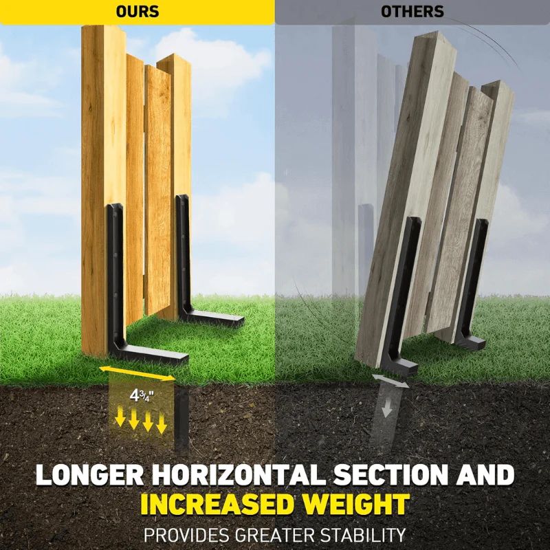📢📢LAST DAY SALE 50% OFF⚡Heavy-Duty Fence Post Repair Kit（Free Shipping!🚀）