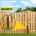 📢📢LAST DAY SALE 50% OFF⚡Heavy-Duty Fence Post Repair Kit（Free Shipping!🚀）