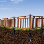 📢📢LAST DAY SALE 50% OFF⚡Heavy-Duty Fence Post Repair Kit（Free Shipping!🚀）