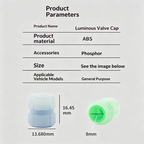 Luminous Tire Valve Caps (Set of 4)