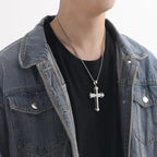 📢📢LAST DAY SALE 50% OFF✝️ “The Lord's Prayer” Cross Necklace -- Unisex