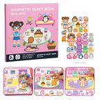🧩 50% OFF NOW! 🧒 Kids Magnetic Quiet Book – Folding puzzle scenes, magnetic & educational – Boosts creativity & learning for boys & girls ✨
