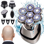 🪒 7D Floating‑Blade Head Shaver Kit ✨ All‑In‑One Grooming Tool for Bald Men