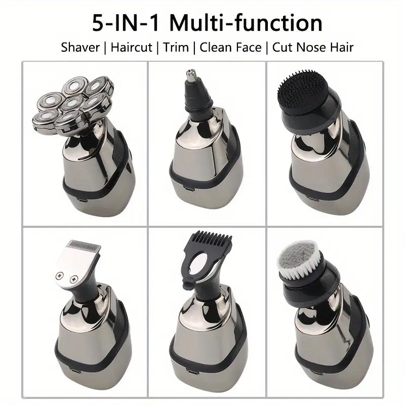 🪒 7D Floating‑Blade Head Shaver Kit ✨ All‑In‑One Grooming Tool for Bald Men