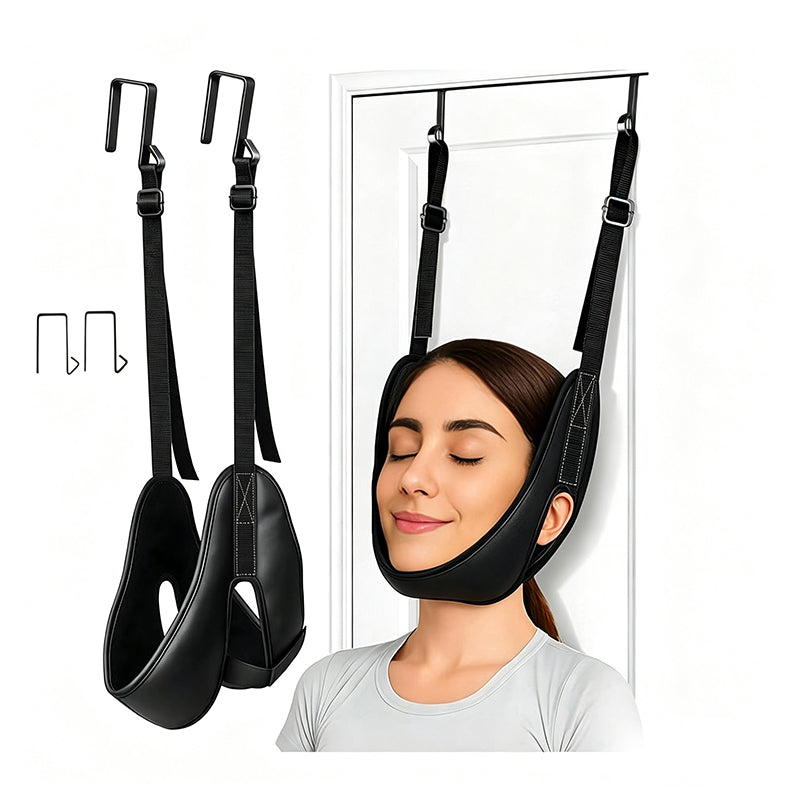 🧘 LIMITED‑TIME 50% OFF! 💆 Over Door Cervical Traction Device for Neck Pain Relief – Easy Setup, Gentle Relief, Home‑Friendly ✨