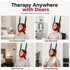 🧘 LIMITED‑TIME 50% OFF! 💆 Over Door Cervical Traction Device for Neck Pain Relief – Easy Setup, Gentle Relief, Home‑Friendly ✨