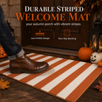 🚪 LIMITED‑TIME 50% OFF! ✨ Simple Striped Non‑Slip Door Mat – Stain‑Resistant, Durable, Multi‑Size ✨