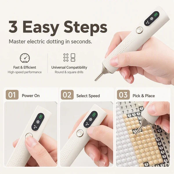 🖊DIY Rechargeable Electric Diamond Pen